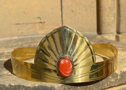 DAPHNE, noble ancient brass crown