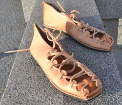 CELTIC, ancient leather shoes