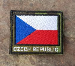 Czech Flag Camo, Velcro Patch