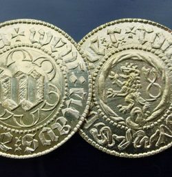 DUCAT, monnaie médiévale, réplique en laiton