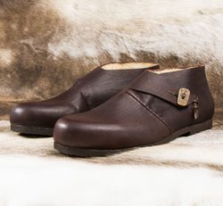 HAUKUR, viking leather shoes