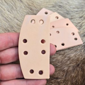 Lederschuppen, 1 Stück, naturfarben