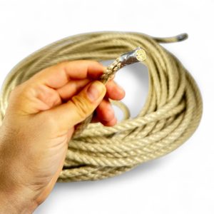Polypropylene rope in natural colour 8mm, 1 m