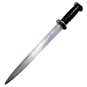 Rondel or Bollock dagger Praga, 14th century, blunt replica, black