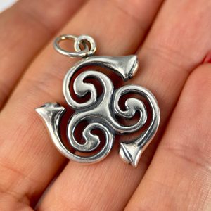 Lateinischer Triskel, Anhänger, Silber 925