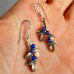 Bleuets, boucles d'oreilles, Bronze