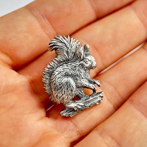 Eichhörnchen, Silber-Anhänger Ag 925