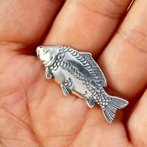 KARPFEN - Fisch, Anhänger zum Fischen, Silber 925