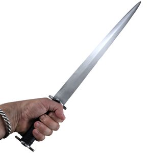 DEKORATIVER DOLCH, 14. Jahrhundert, scharfe dekorative Nachbildung