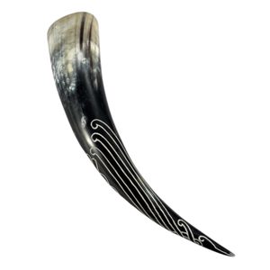 RAVEN, Crow, drinking horn