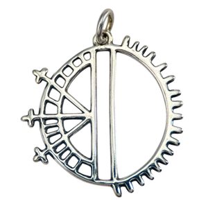 BEAIVI and MANO, Sun and Moon, Sami Pendant, silver 925