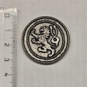 Bohemian Lion, commemorative coin - zinc
