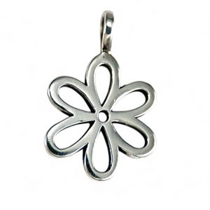 FLOWER, silver pendant