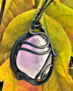 AMETHYST Pendant with large stone