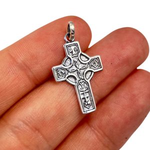 CELTIC CROSS, silver pendant Ag 925