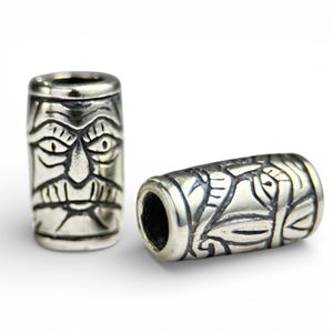 VIKING BEARD RING - Greybeard, silver