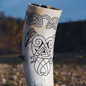 HUGINN et MUNINN - Corne à boire