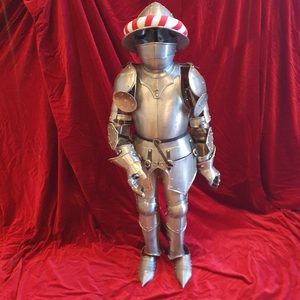 MEDIEVAL ARMOR - CHILDREN'S ARMOR, HANDMADE, DRUAL - SUITS OF ARMOUR{% if kategorie.adresa_nazvy[0] != zbozi.kategorie.nazev %} - ARMOUR HELMETS, SHIELDS{% endif %}