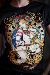 SLAVIA SLAV GODDESS T-SHIRT LADIES - WOMEN'S T-SHIRTS{% if kategorie.adresa_nazvy[0] != zbozi.kategorie.nazev %} - NAAV{% endif %}