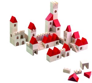Construction set small town