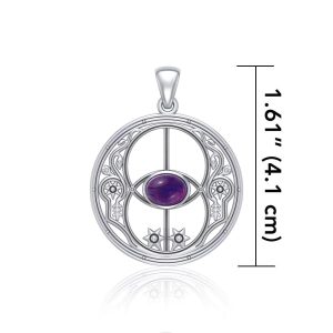 CHALICE WELL, silver pendant