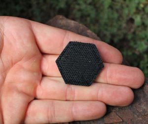 Berserker Rune, Hexagon Patch 3D Rubber Patch, HexPatch