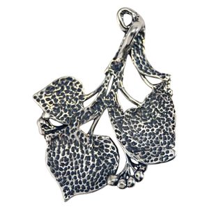 LIME LEAVES, Slavic Tree, pendant, silver 925, 10 g