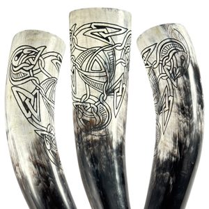 VIKING Triskel, decorated with engraved drinking horn 0.7 l