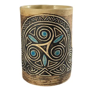 Celtic Triskel, ceramic mug