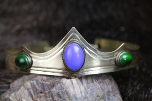 CARDIOLA - Medieval Crown, brass and glass