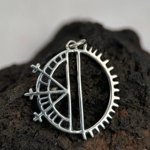 BEAIVI and MANO, Sun and Moon, Sami Pendant, silver 925