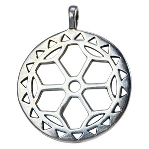 Sun symbol, Bronze Age, Busovice silver 925, 11g