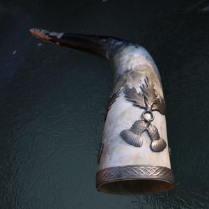 SCOTTISH THISTLE- Alba, drinking horn DE LUXE