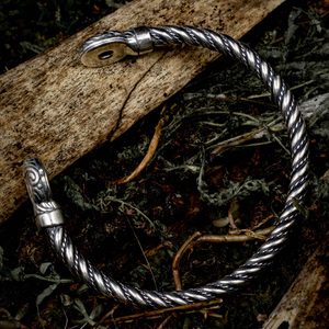 GALLIA, keltisches Armband, Zinn
