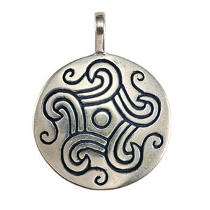 SONNEN DER JAHRESZEIT BRONZE, Silber-Anhänger, Silber 925
