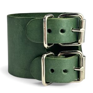 Bracelet en cuir, vert