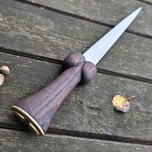 BOLLOCK or phallic dagger, replica from XIV.century, Bohemia