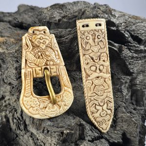 Ceinture viking Borre - gravée à la main