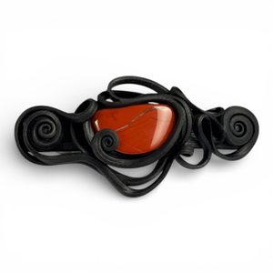 JASPER, rouge, broche à cheveux