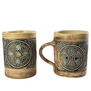Celtic ceramic mug