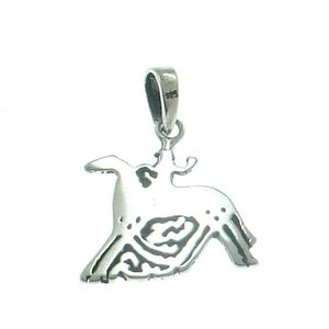 ODIN et SLEIPNIR - pendentif en argent Ag 925