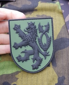 CZECH LION, RUBBER PATCH, GREEN - PATCHES MILITAIRES{% if kategorie.adresa_nazvy[0] != zbozi.kategorie.nazev %} - BUSHCRAFT{% endif %}