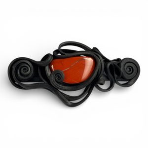 JASPER, rouge, broche à cheveux