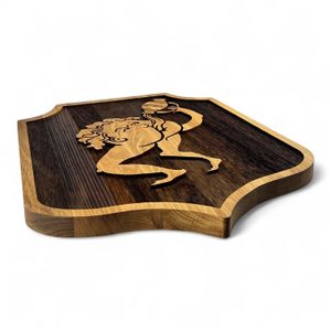 Bottomless Hole, wooden wall shield, Kingdom Come: Deliverance 2, large