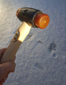 MARTEAU EN CUIVRE/RAWHIDE D=38 1.070 GR Thor, Angleterre