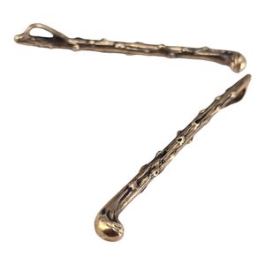 Shillelagh, Irish walking stick, pendant, bronze
