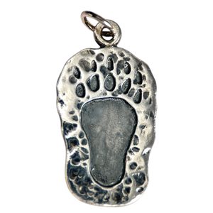 Bärentatze, Spur, Anhänger, Silber 925