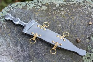 PUGIO, poignard romain, type Pompéi avec fourreau