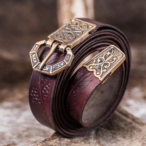 ARTHUR, LUXURY MEDIEVAL BELT, BRONZE - BELTS{% if kategorie.adresa_nazvy[0] != zbozi.kategorie.nazev %} - LEATHER PRODUCTS{% endif %}