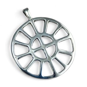 SOLAR WHEEL - TARANIS WHEEL, Hallstatt, silver replica, Ag 925